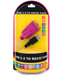Câble USB 2.0 vers RS232 DB9 – Adaptateur USB vers Port Série 1,5 m