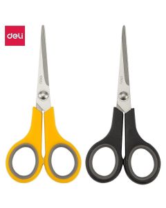 Lot de 12 Ciseaux de bureau Deli-E6005 - 14CM assortis