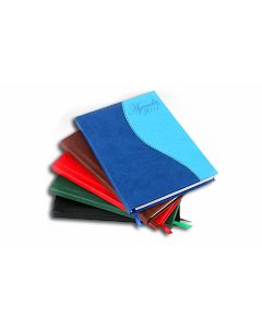 Agenda journalier 21x14,5cm en simili cuir coloris au choix