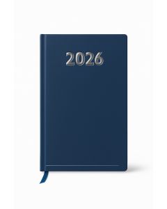 Agenda Journalier 15 × 30 cm – Dos carré cousu – Simili cuir – Réf : 650060