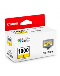 Cartouche d'encre Canon d'origine PFI-1000Y Jaune (0549C001AA)