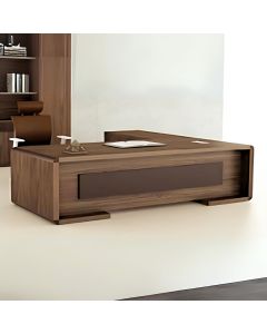 Bureau Direction PYTHAGORE 200 cm avec retour + Rangement