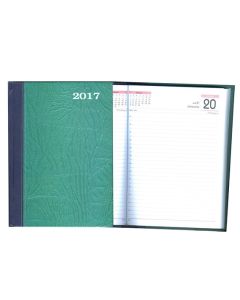 Agenda journalier de bureau format 80 g/m² 17 x 24 cm papier blanc