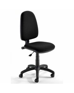 FAUTEUIL OPERATEUR JUPITTER EN TISSU REGLABLE EN HAUTEUR AJUSTABLE STRUCTURE NOIR COULEUR NOIR