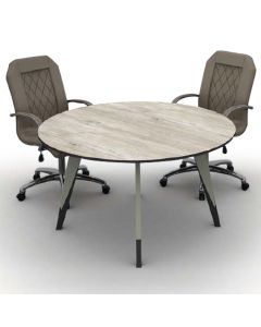 Table de reunion ronde TREND en bois