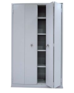 Armoire haute à portes pliantes 1980*1200*450 Epaisseur de Tôle et coloris au choix