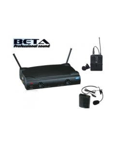 KIT DOUBLE MICRO BALADEUR A MAIN + CRAVATE SANS FIL BETA (LWM-5537A)