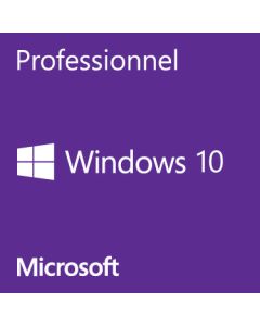 Microsoft Windows 10 Pro 64 bits Français (Licence originale + DVD)