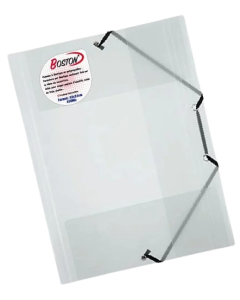 Lot de 10 Chemises à Rabat Boston 673T A4 – Plastique 450 microns Couleurs Assorties