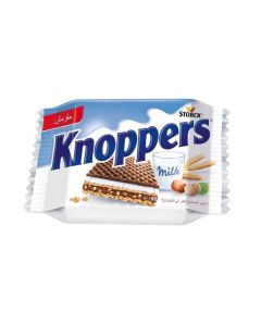 Lot de 24 Paquets de Biscuits Storck Knoppers Gaufrettes Au Lait Et Aux Noisettes 25G