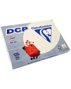 Lot de 5 Ramettes 250 Feuilles Papier Clairefontaine IVOIR DCP 120g A4 210x297 mm (6824C)