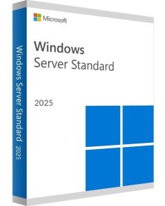 Microsoft Windows Server Standard 2025 64Bit - 1package DSP 16 cœurs - Français (EP2-25188)