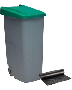 Poubelle à tri sélectif DENOX 110 Litres fermé coloris au choix