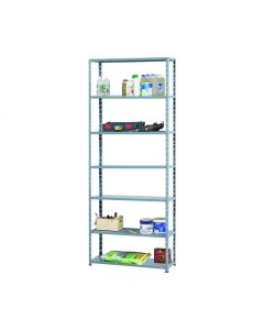 Rayonnage métallique à 7 tablettes et 4 cornières Dimensions H 250*100*40