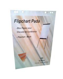 Bloc papier pour chevalet Meeting Chart Duvrai 20 Feuilles