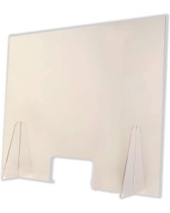 Panneau de séparation et de protection en Plexiglass de comptoir 80x60 cm