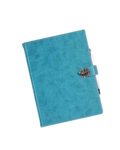 Agenda journalier à spirales avec fermoir 90g/m² 16,5 x 23,5 cm Coloris au choix
