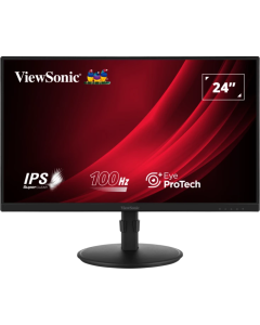&Eacute;cran Moniteur ViewSonic ergonomique IPS Full HD 24 pouces avec hub USB Entr&eacute;es HDMI, Display Port et VGA (VG2408)