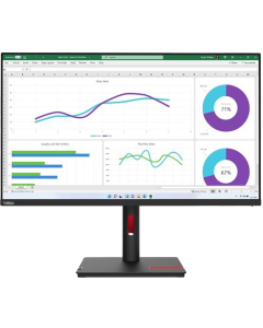 &Eacute;cran Plat Lenovo ThinkVision T32h-30 32" QHD (63D3GAT1EU)