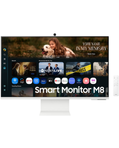 &Eacute;cran Smart AI 32" Samsung M8 M80F UHD 4K avec camera  (LS32FM801UUXEN)