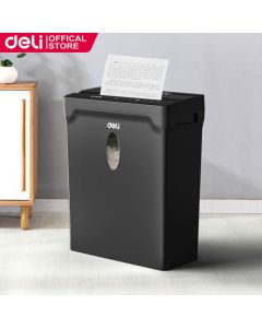Destructeur de documents A4 DELI ET014 coupe croisée 5 Feuilles / 10 Litres