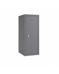 Armoire vestiaire mi-hauteur &agrave; 1 porte fermeture par cadenas finition en &eacute;poxy 1000*500*350 mm coloris au choix