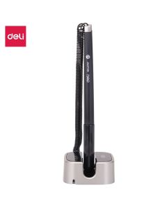 BOITE DE 24 STYLOS SUR SOCLE DELI-E6797 pointe ogive : 0,7 mm Noir