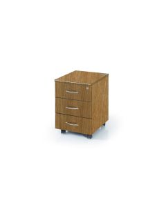 Caisson mobile en bois STANDARD 3 tiroirs 60*40*75 CHENE