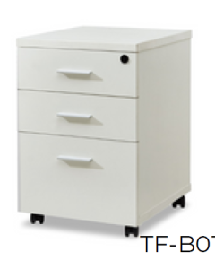 Caisson mobile CUBE avec 3 tiroirs Blanc