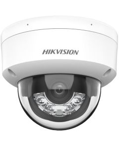 Cam&eacute;ra r&eacute;seau &agrave; d&ocirc;me fixe hikvision &agrave; lumi&egrave;re hybride intelligente de 8 MP 10 IP Microphone int&eacute;gr&eacute; 