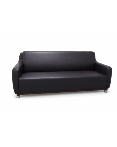 Canap&eacute; 3 places en simili cuir &ndash; Structure bois massif &ndash; Assise mousse HR &ndash; Salon professionnel