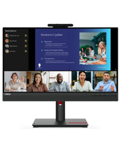 &Eacute;cran LENOVO T24v-30 24" Monitor IPS panel 1920x1080 Input connct-VGA+HDMI 2.0+DP 1.4 Cabl included-DP (63D8MAT3EU)