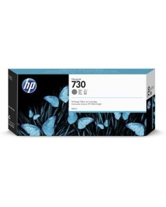 Cartouche d'encre HP 730 Gris 300 ml d'origine pour Imprimante HP DesignJet série T1700 (P2V72A)
