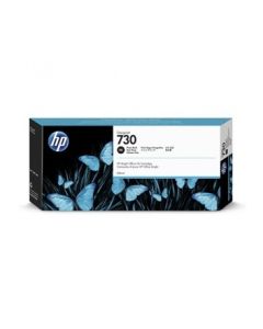 Cartouche d'encre HP 730 Noir Photo 300 ml d'origine pour Imprimante HP DesignJet série T1700 (P2V73A)