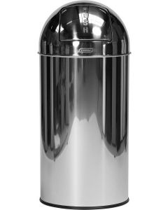 Collecteur/Poubelle "push" 40 Litres Inox miroir - Probbax