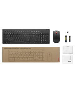 Combiné Lenovo Essential Clavier et Souris sans fil Gen2 - Français (4X31R64464)