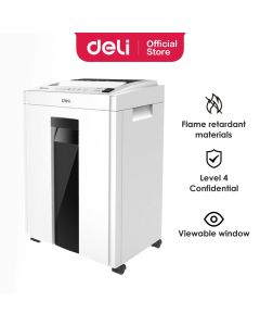 Destructeur De Papier Deli ET053 Coupe crois&eacute;e 16 Feuilles 23 Litres