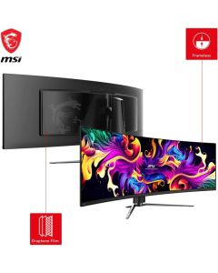 &Eacute;cran incurv&eacute; Gaming 49" 5120x1440 DQHD MSI MPG 491CQPX QD-OLED Noir (9S6-3FA84T-028)