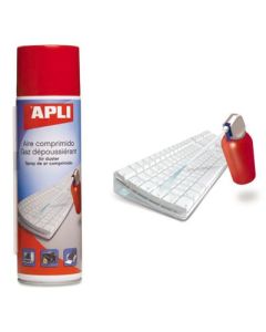 Bombe &agrave; gaz d&eacute;poussi&eacute;rant pour clavier Apli 400 ml