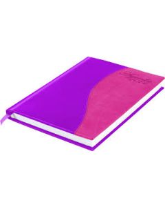 Agenda semainier 21x27 avec couverture bi-couleur en similicuir