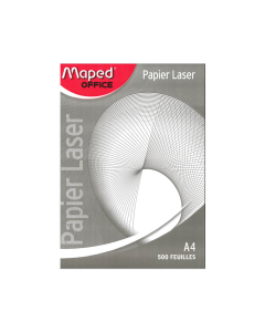 LOT DE 5 RAMETTE DE PAPIER LASER A4 500feuilles 80GR MAPED (481397)