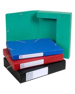 Lot de 10 bo&icirc;tes de classement EXACOMPTA Cartobox 14000H - Dos 40 mm Couleurs assorties