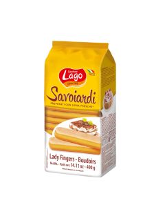 Lot de 10 Paquets de Biscuits SAVOIARDI LADY FINGER 400G - LAGO ELLEDI