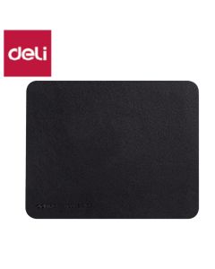 Lot de 24 Tapis de souris EN CUIR EXECUTIVE DELI 83009 - SURFACE ULTRA-LISSE Noir