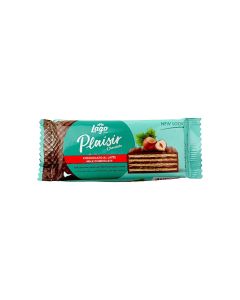 Lot de 25 Paquets de Biscuits PLAISIR gaufrés au chocolat au lait et crème de noisettes 38g - LAGO ELLEDI