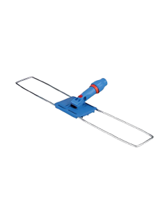 Lot de 4 supports balai m&eacute;tallique 80 cm &ndash; Fixation &agrave; cadre m&eacute;tallique &ndash; Pivot central plastique