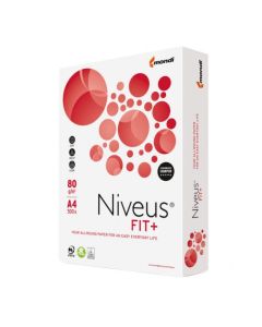 Lot de 5 Ramettes de papier mondi Niveus FIT+ A4 - 80 g/m² - 500 feuilles