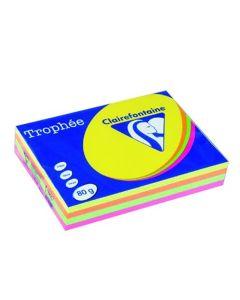 Lot de 5 Ramettes papier TROPHEE assortie A3 80g 500F