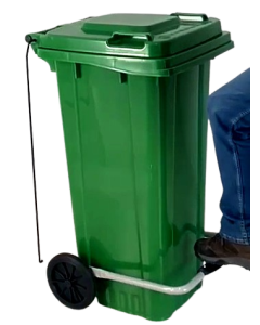 Poubelle à pédale 120 litre dust120 – coloris au choix