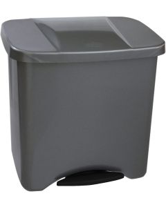 Poubelle à pédale Denox 50 Litres plastique alimentaire -  couvercle coloris au choix 